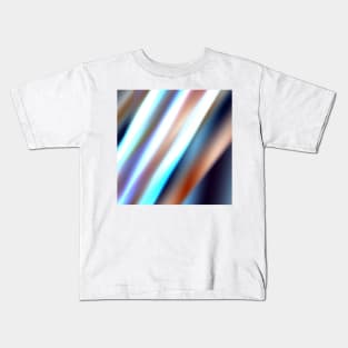 brown white abstract texture pattern gradient Kids T-Shirt